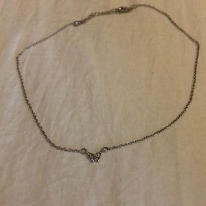 Silver Tiny Butterfly Necklace